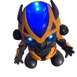 Super Hero Dance Hero Dancing Robot Toy Music Lights Tested Works Bumblebee